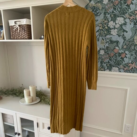 A New Day Ochre Midi Sweater Dress S - Picture 2 of 3